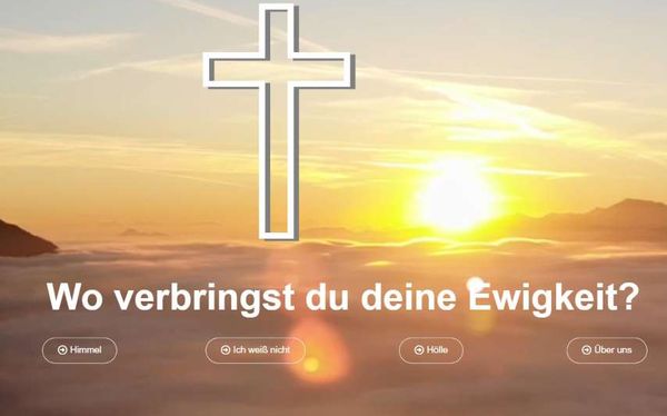 Startseite der Website Straßeneinsatz