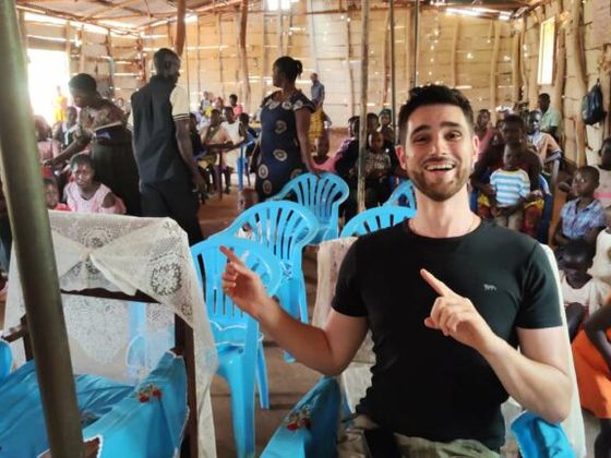Kinder der Schule in Uganda