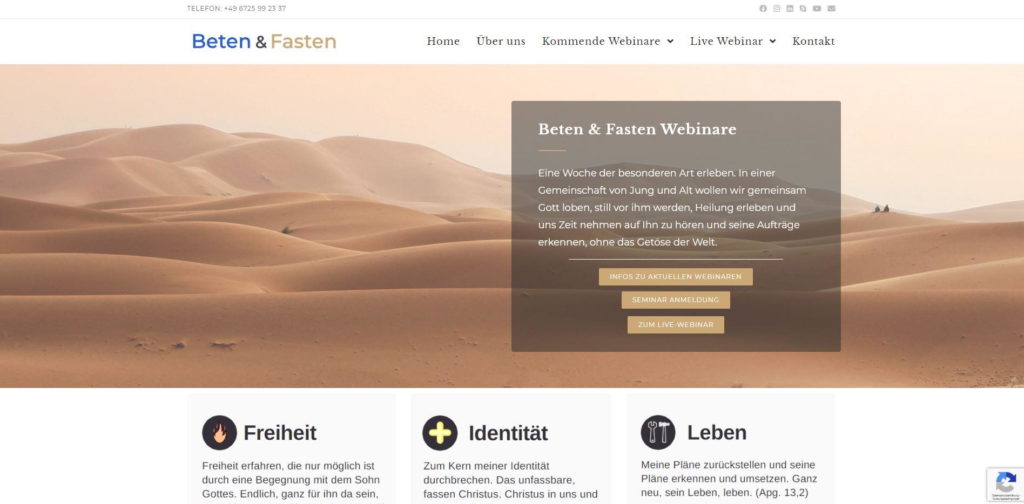 Referenz Christlicher Webdesigner, christliches Webdesign, Jesus